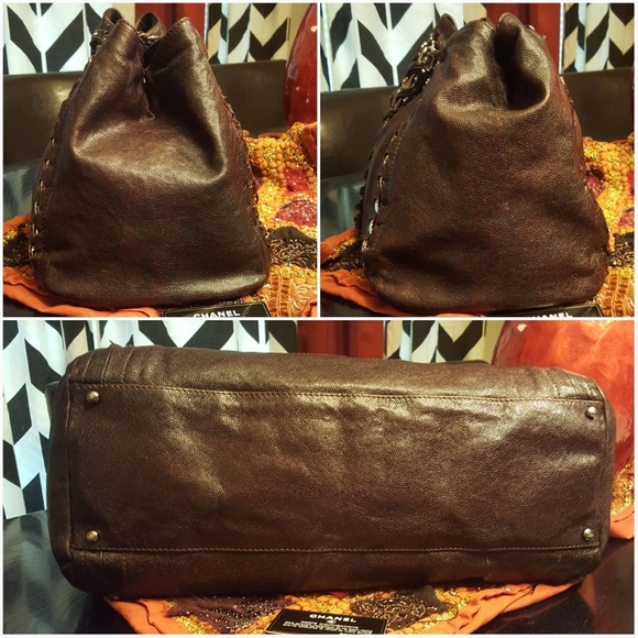 ♠️ CHANEL East West Glazed Caviar XL Luxe tote - Picture 6 of 8